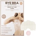 Bye Bra Push-Up Breast Tape + Satin Nipple Covers - Size D-F