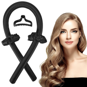 Heatless Hair Curlers - Get beautiful curls without heat - Black