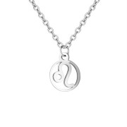 Zodiac necklace: Leo - Zodiac, Silver