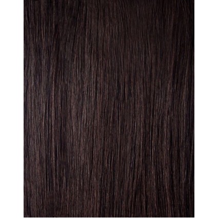 Clip on hair extensions 40 cm #2 Dark Brown