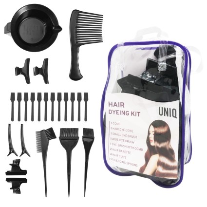UNIQ Professional Hair Coloring Kit - 23 pieces