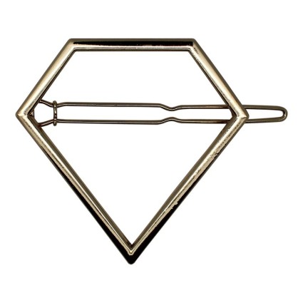 SOHO Pyramid Metal Hair Clip - Gold