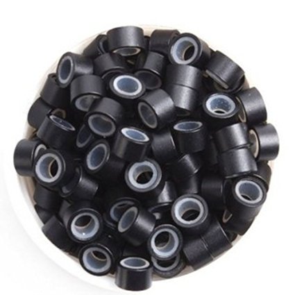 Micro rings Black 500pcs.