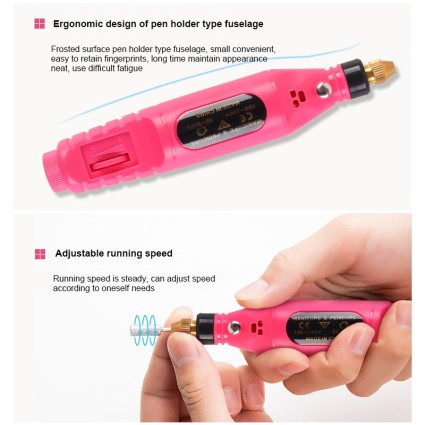 6-in-1 Electric Nail File for manicures & Pedicures