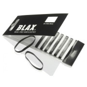 BLAX Snagfree hair elastics 4mm Black 8pcs