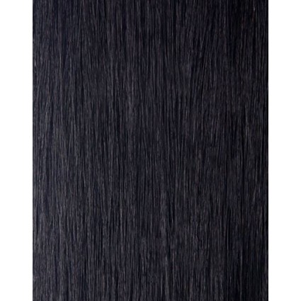 Clip on hair extensions 40 cm #1 Black