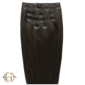 Clip on hair extensions #2 Dark Brown - 7 pieces - 50 cm | Gold24