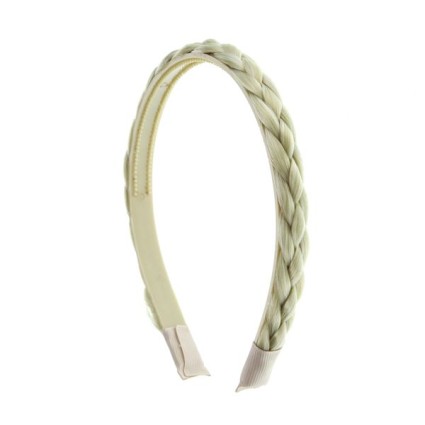 Hairband with Braided Hair in Different Colors