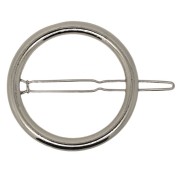 SOHO Circle Hair Clip- Silver