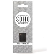 SOHO Snag-Free Hair Elastics Black - 10 pcs
