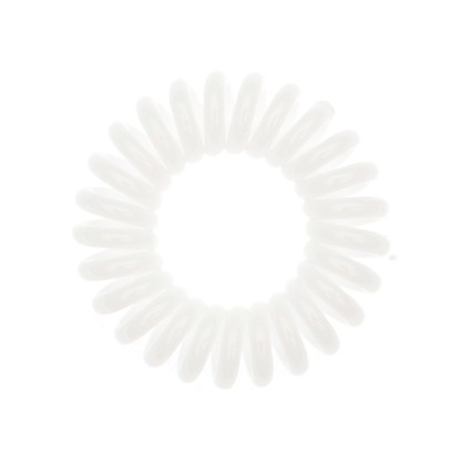 Premium Spiral Elastics 3 Pieces White