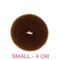 4 cm Hair Donut Brown