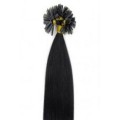 60 cm Hot Fusion Hair extensions 1# Black