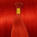 50 cm Cold Fusion Hair Extensions - Red