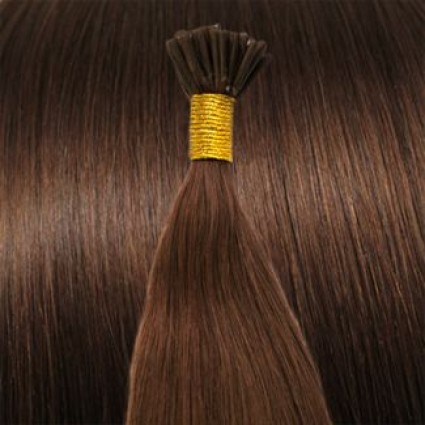 60 cm Cold Fusion hair extensions Red Brown 30#