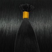 50 cm Cold Fusion hair extensions Black 1#