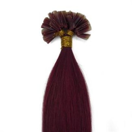 60 cm Hot Fusion Hair extensions 33# Red