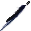 Feather Clip on Extensions Blue