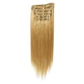 Clip on hair Extensions #27 65 cm Golden Blonde