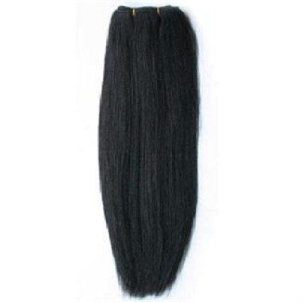 60 cm weft Hair extensions Jet Black 1B#