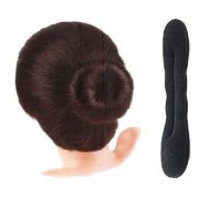 Esponja para moño de pelo - Negro - 17cm 